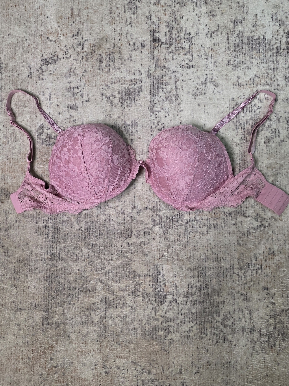 Victoria's Secret Pink Lace Push-Up Bra